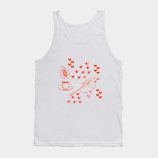 Coffee Bird Tank Top